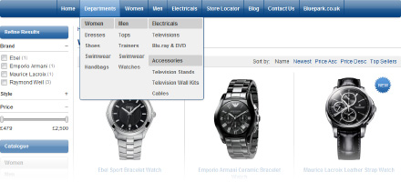 eCommerce Software Demonstration Site