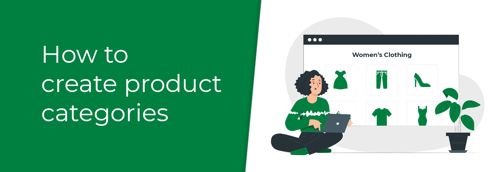 How to create product categories
