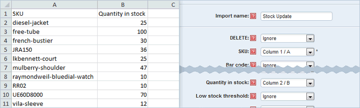 Import Template