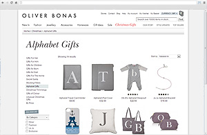 Oliver Bonas Website