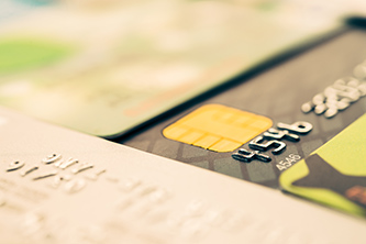 Store credit/debit cards