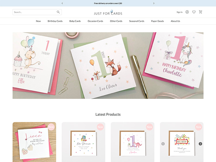 justforcards.co.uk