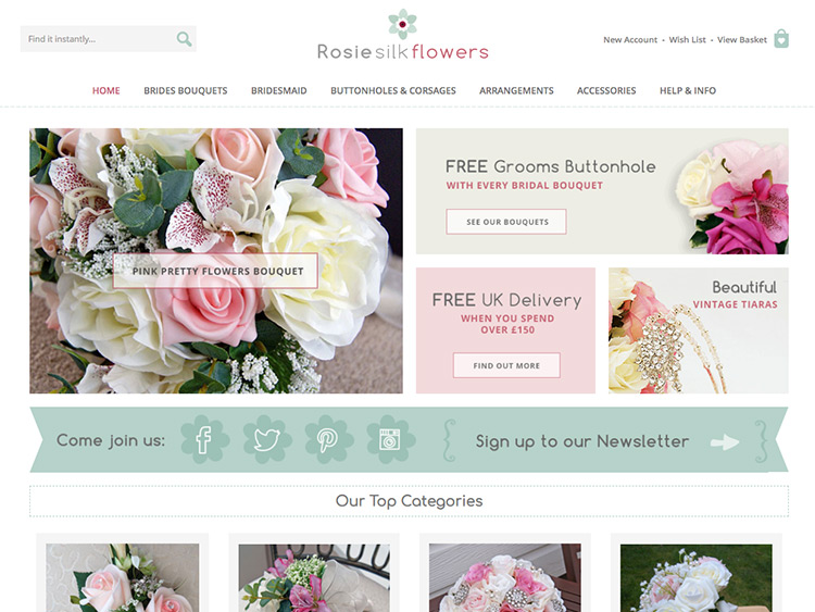 rosiesilkflowers.co.uk
