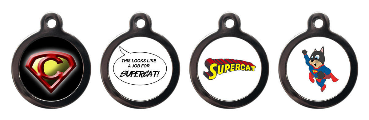 Cool Cat Collars - Supercat tags