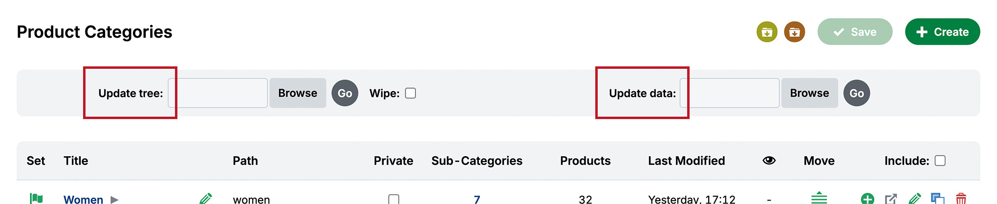 How to Import & Edit Categories in Bulk - Bluepark.co.uk