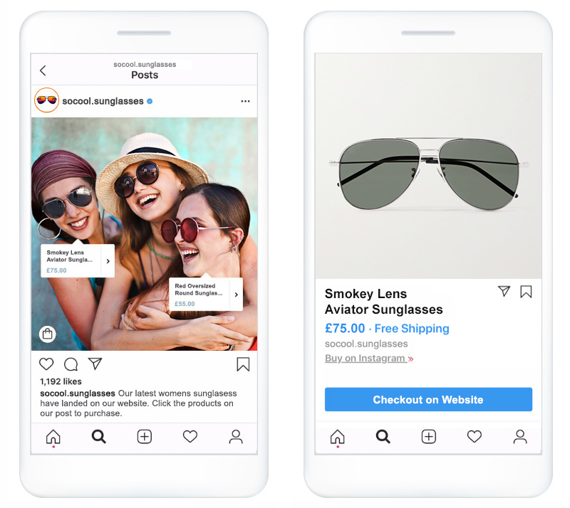 Instagram Shopping Product Tags