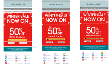 Laura Ashley email compatibility