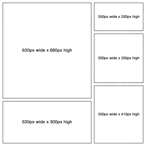 Homepage layout structure