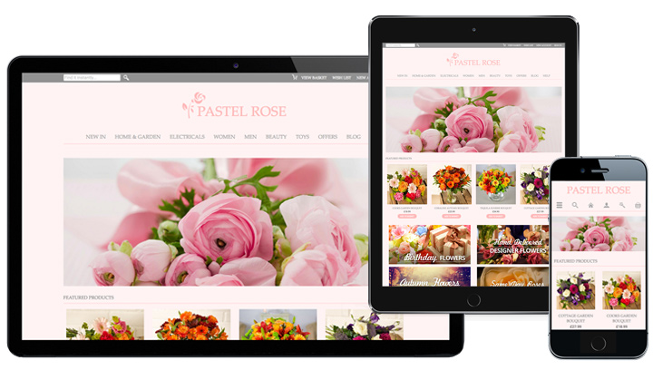 Pastel Rose Responsive Template