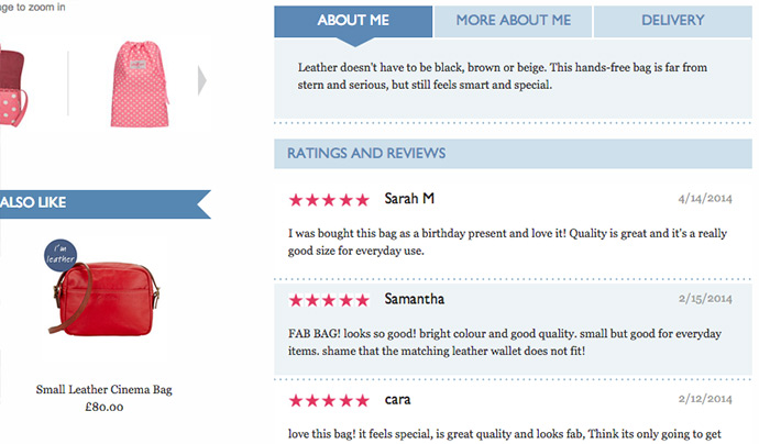 Ratings and reviews