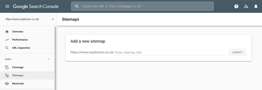Google Search Console Sitemaps