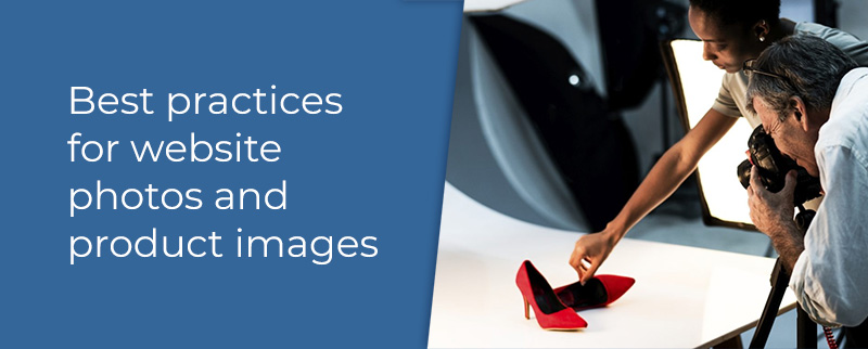 Best practices for website photos and product images